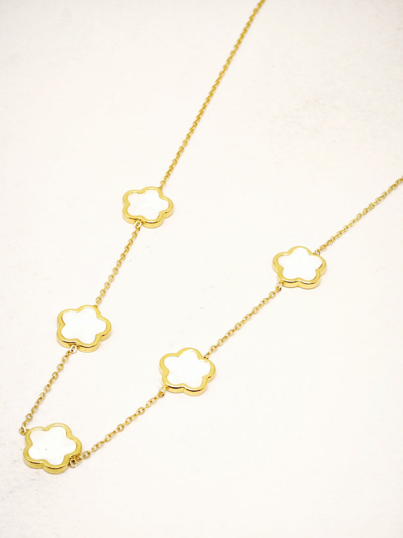 Collier en acier inoxydable - BLANC