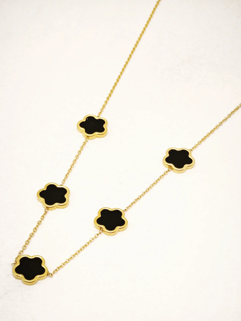 Collier en acier inoxydable - NOIR