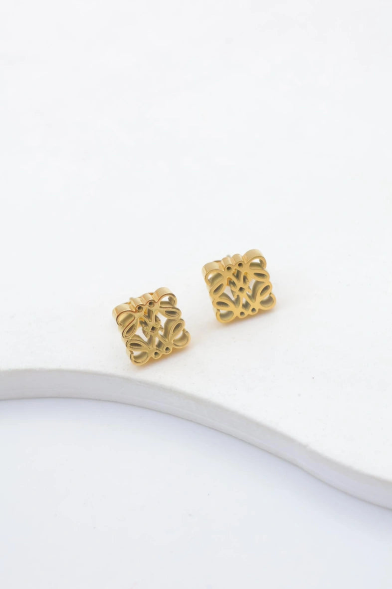 Boucles d'oreilles en acier inoxydable - DORÉ