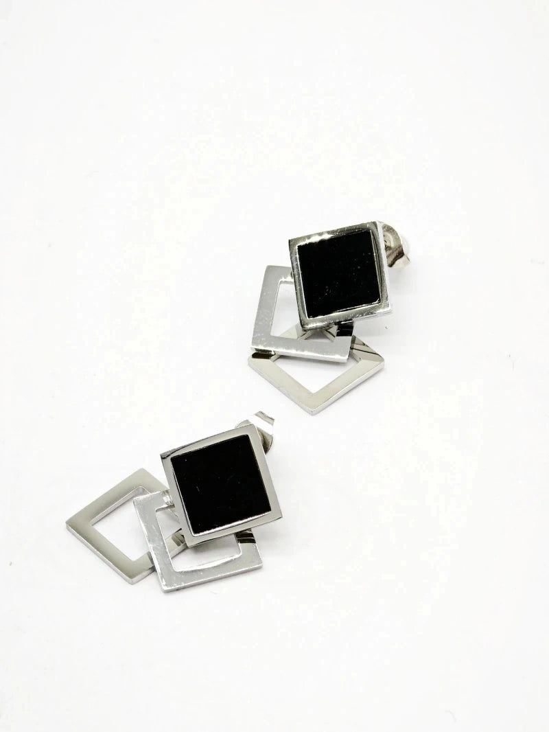 Boucles d’oreilles en acier inoxydable
