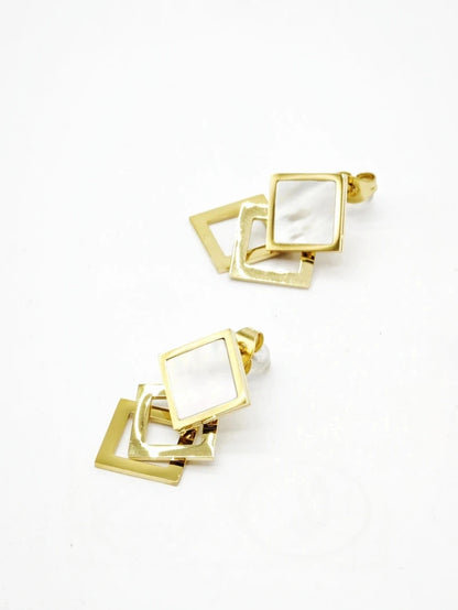 Boucles d’oreilles en acier inoxydable