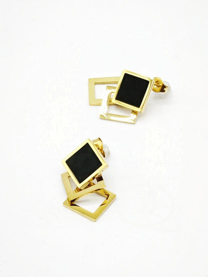 Boucles d’oreilles en acier inoxydable