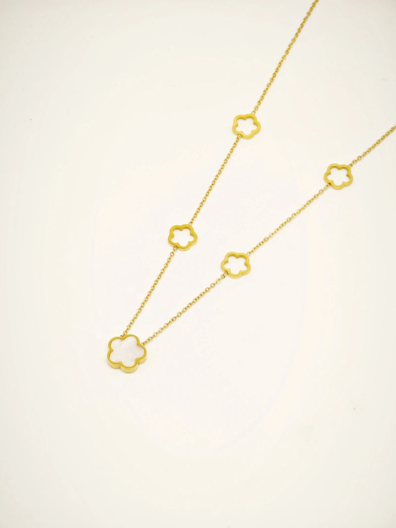 Collier en acier inoxydable - BLANC