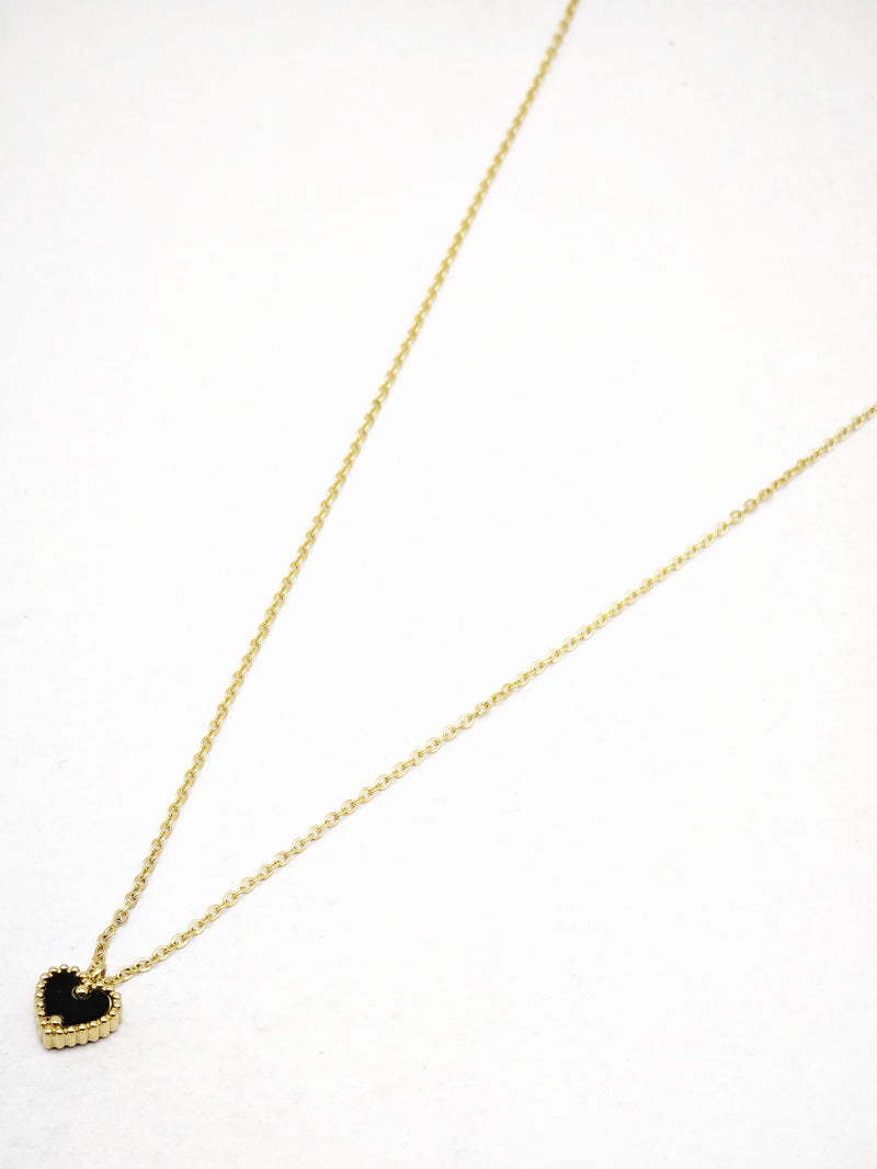 Collier en acier inoxydable - NOIR