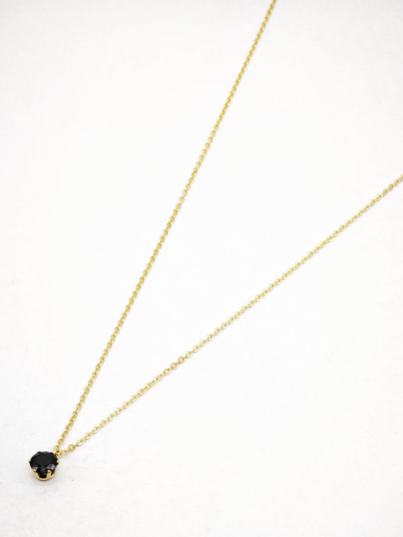 Collier en acier inoxydable - NOIR
