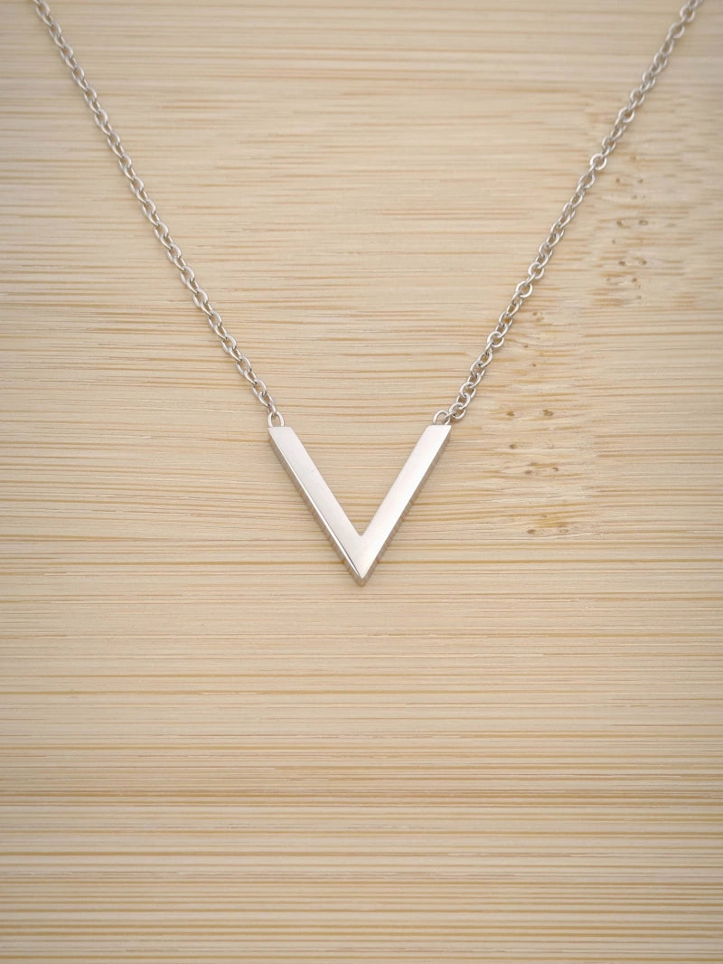 Collier en acier inoxydable - ARGENT