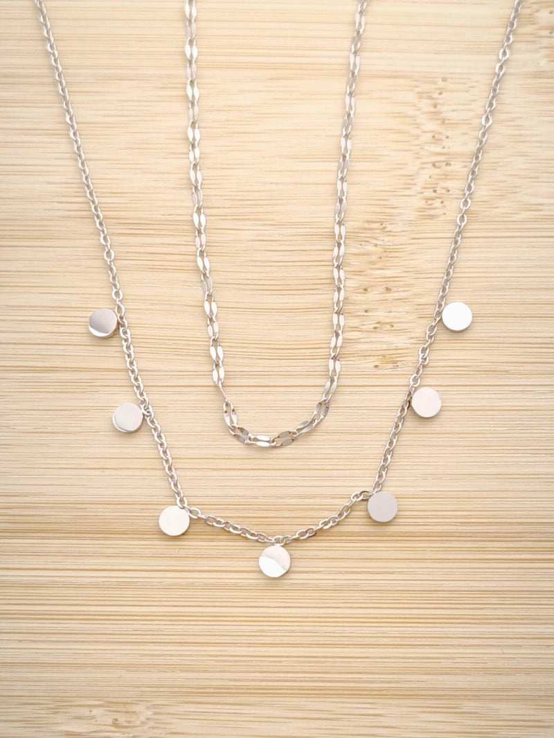 Collier en acier inoxydable - ARGENT
