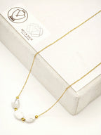 Collier en acier inoxydable - BLANC