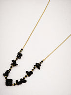 Collier en acier inoxydable - NOIR
