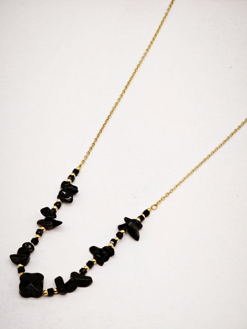 Collier en acier inoxydable - NOIR