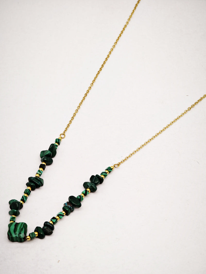 Collier en acier inoxydable - VERT
