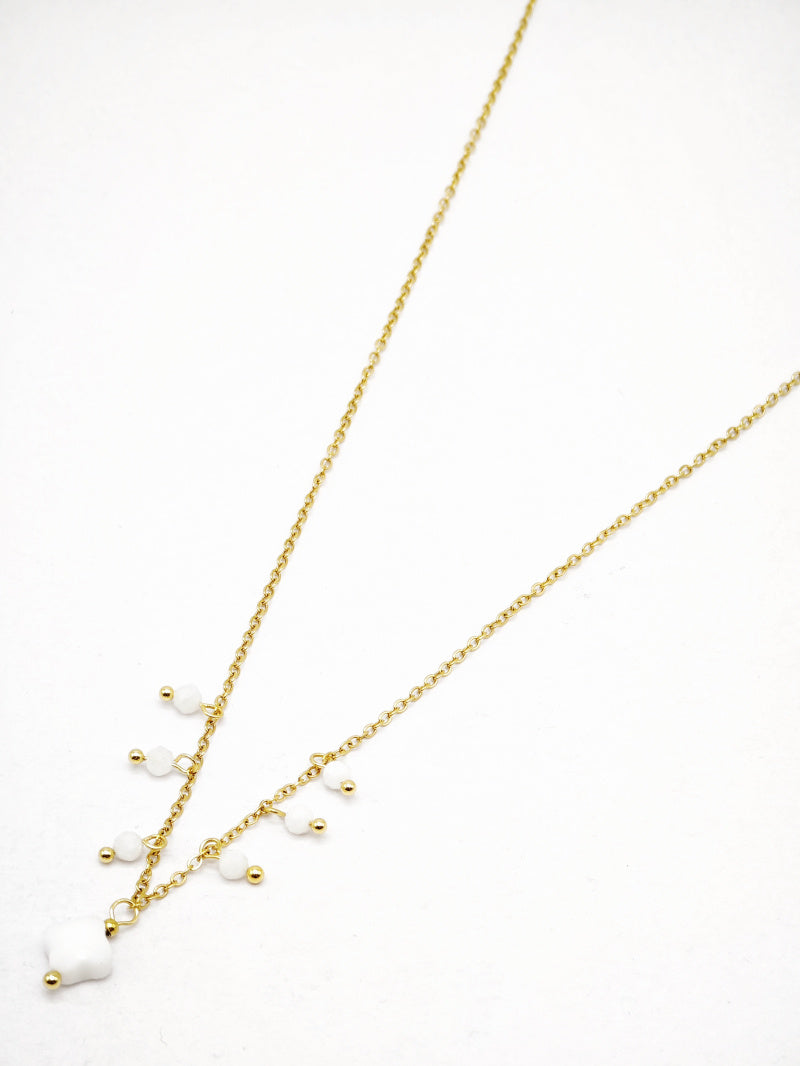 Collier en acier inoxydable - BLANC