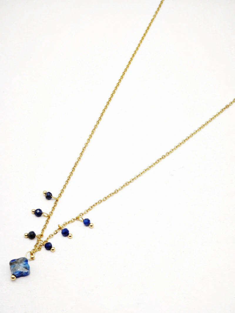 Collier en acier inoxydable - BLEU