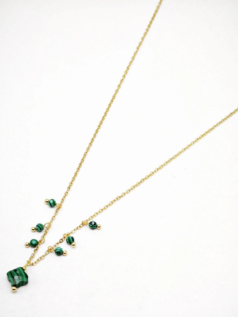 Collier en acier inoxydable - VERT