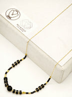 Collier en acier inoxydable - NOIR