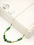 Collier en acier inoxydable - VERT