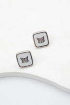 Boucles d'oreilles en acier inoxydable - ARGENT