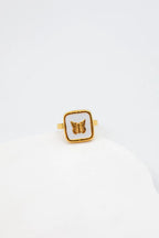 Bague en acier inoxydable ajustable - DORÉ