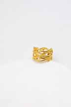 Bague en acier inoxydable ajustable - DORÉ