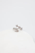 Bague en acier inoxydable ajustable - ARGENT