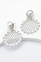 Boucles d'oreilles en acier inoxydable - ARGENT