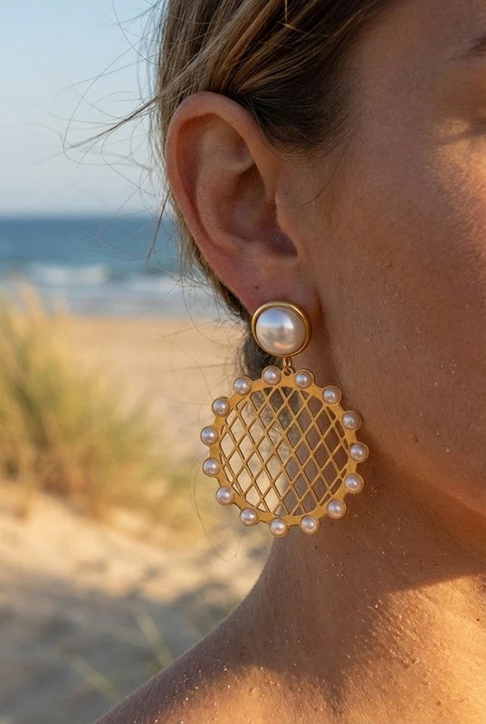 Boucles d’oreilles en acier inoxydable