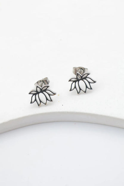 Boucles d’oreilles en acier inoxydable