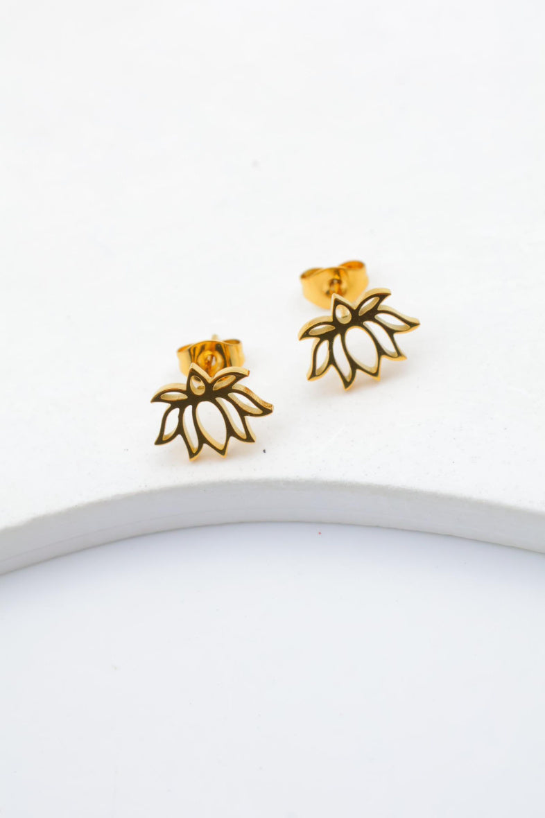Boucles d'oreilles en acier inoxydable - DORÉ