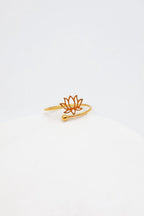 Bague en acier inoxydable ajustable - DORÉ
