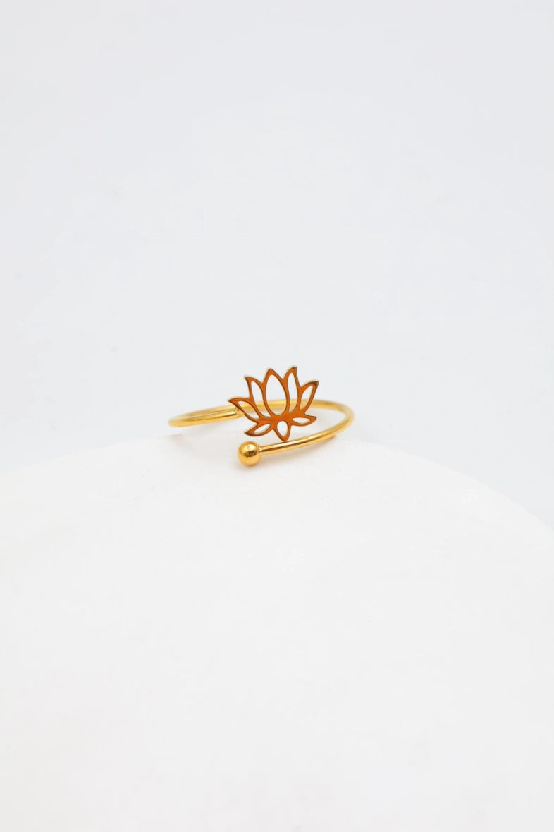 Bague en acier inoxydable ajustable - DORÉ
