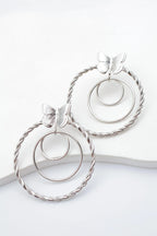 Boucles d'oreilles en acier inoxydable - ARGENT