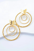 Boucles d'oreilles en acier inoxydable - DORÉ