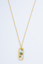 Collier en acier inoxydable - VERT