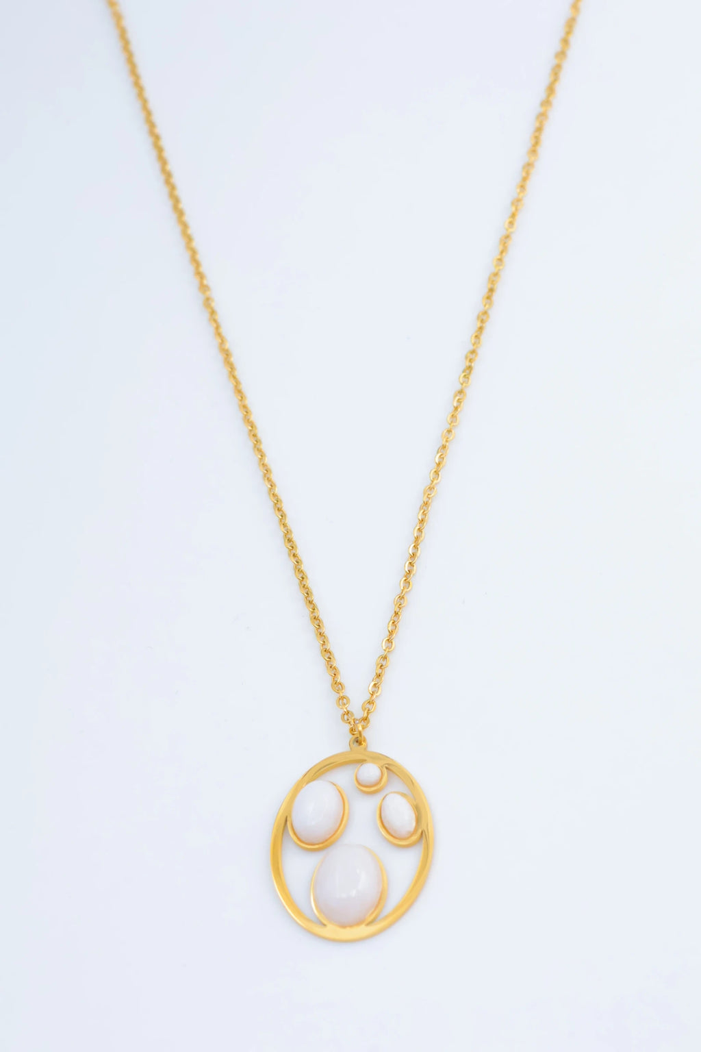Collier en acier inoxydable - BLANC