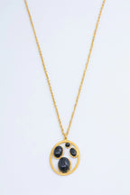 Collier en acier inoxydable - NOIR