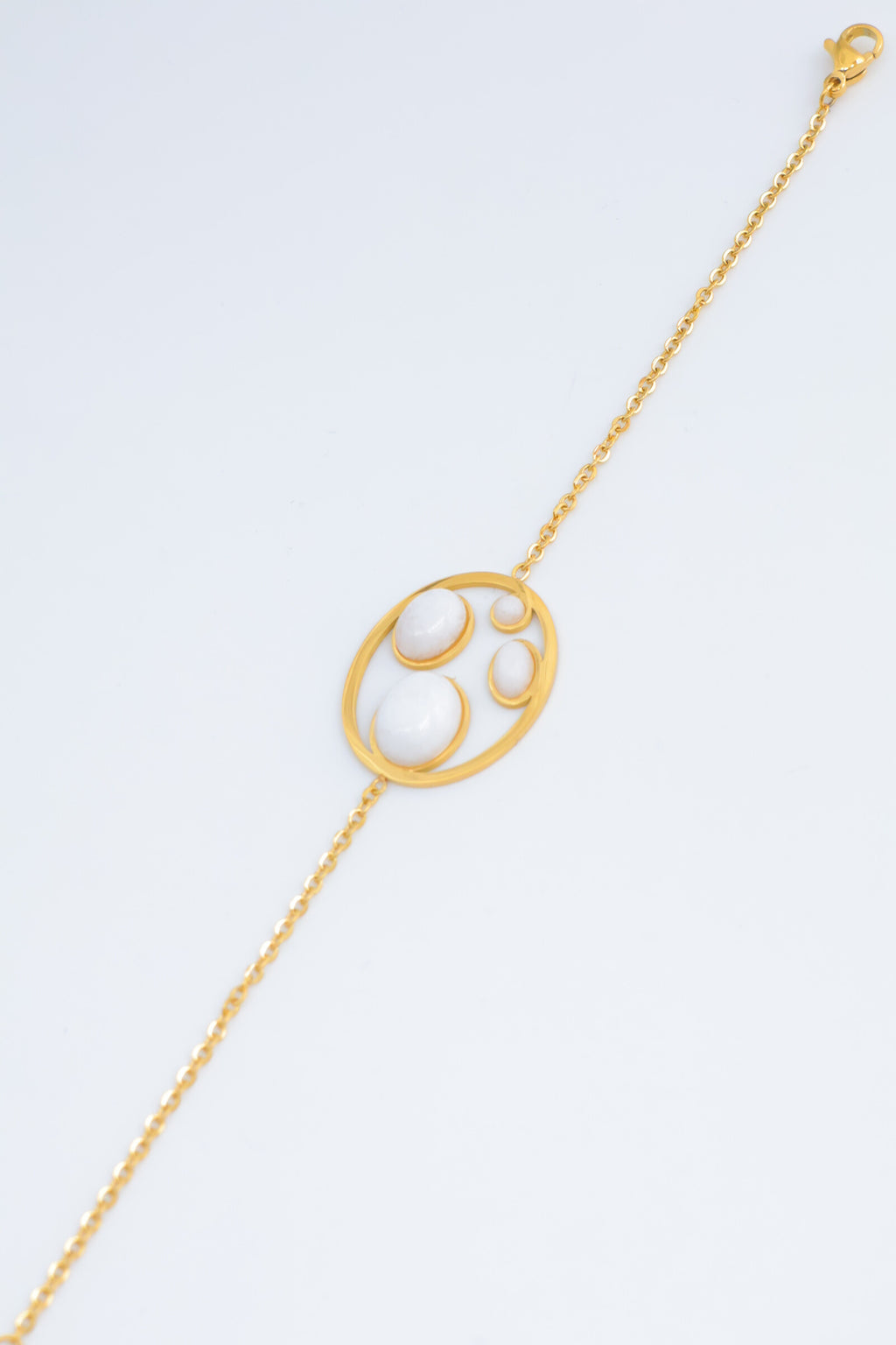 Bracelet en acier inoxydable - BLANC