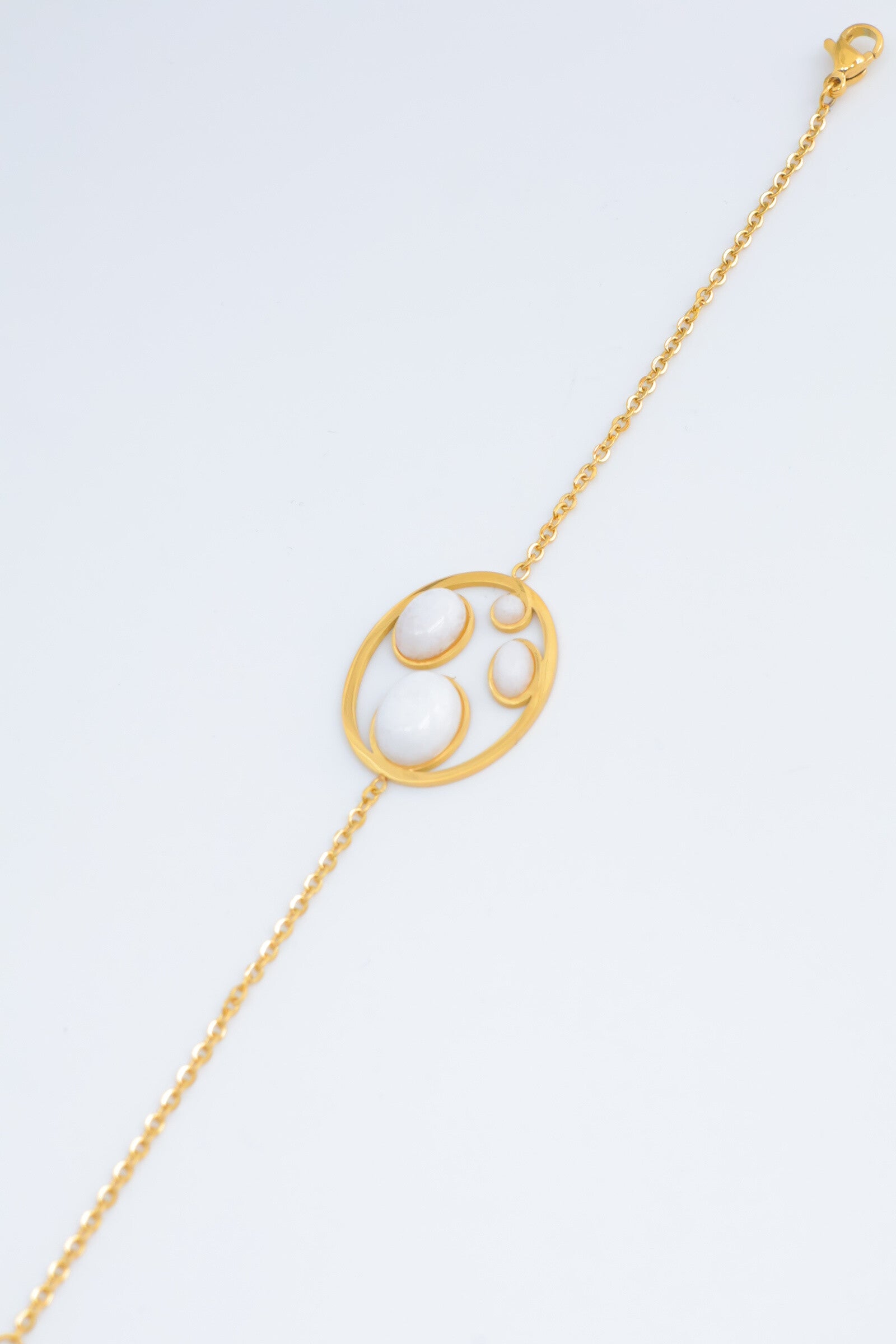 Bracelet en acier inoxydable - BLANC