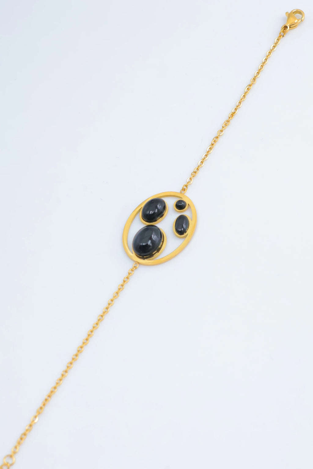 Bracelet en acier inoxydable - NOIR