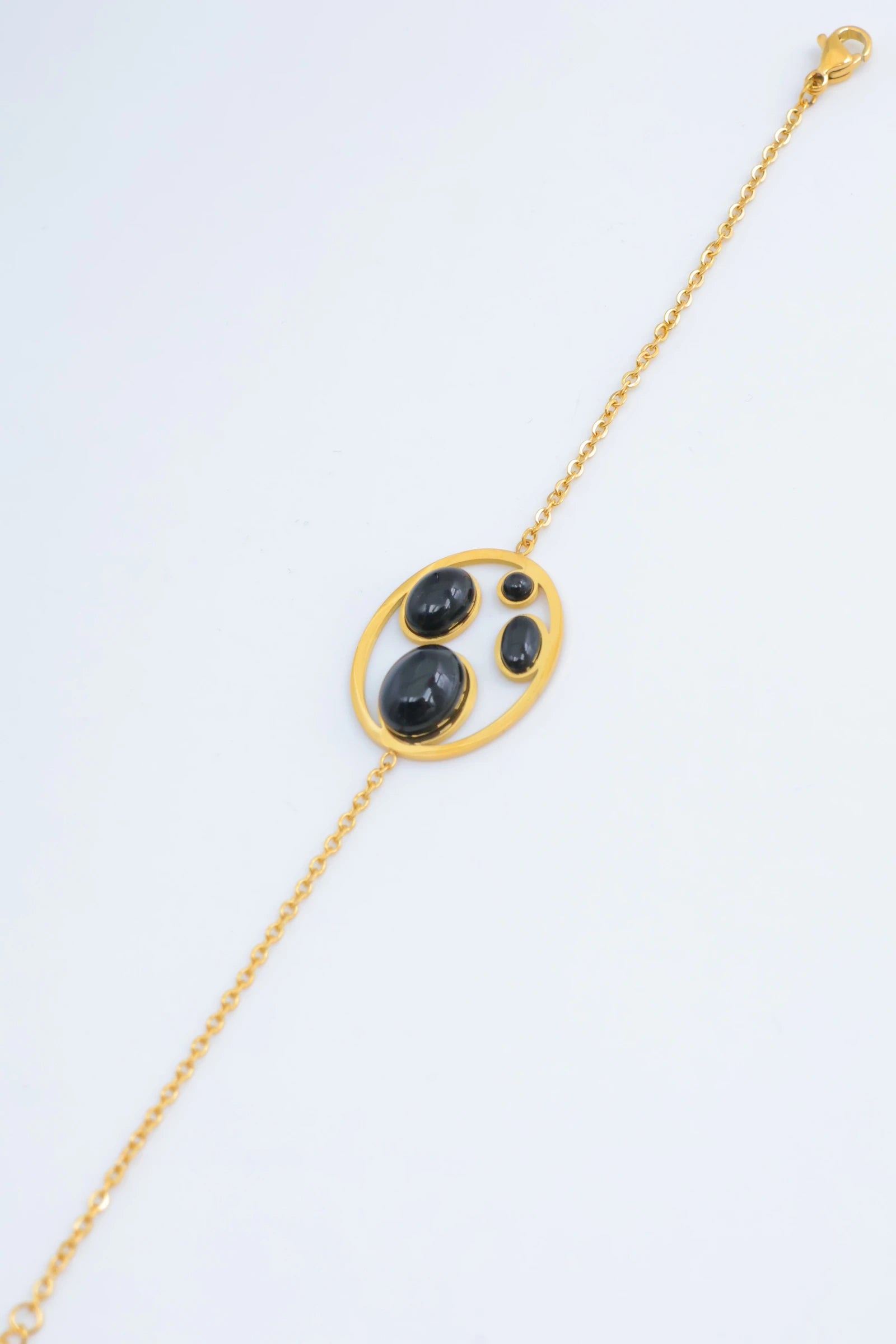 Bracelet en acier inoxydable - NOIR