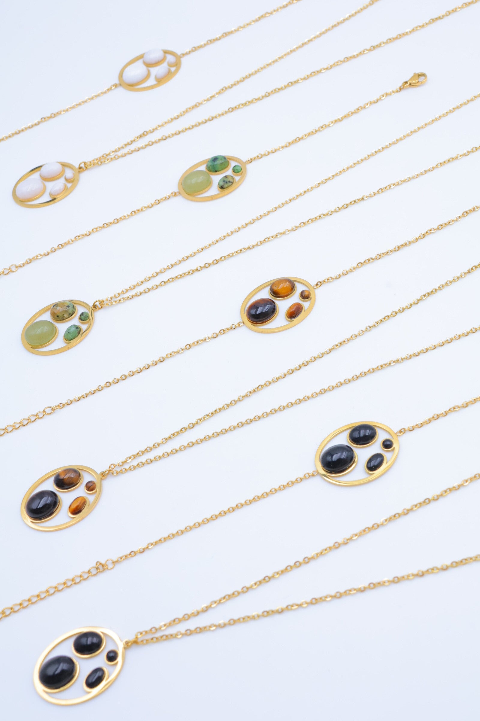Parure de bijoux en acier inoxydable - VERT