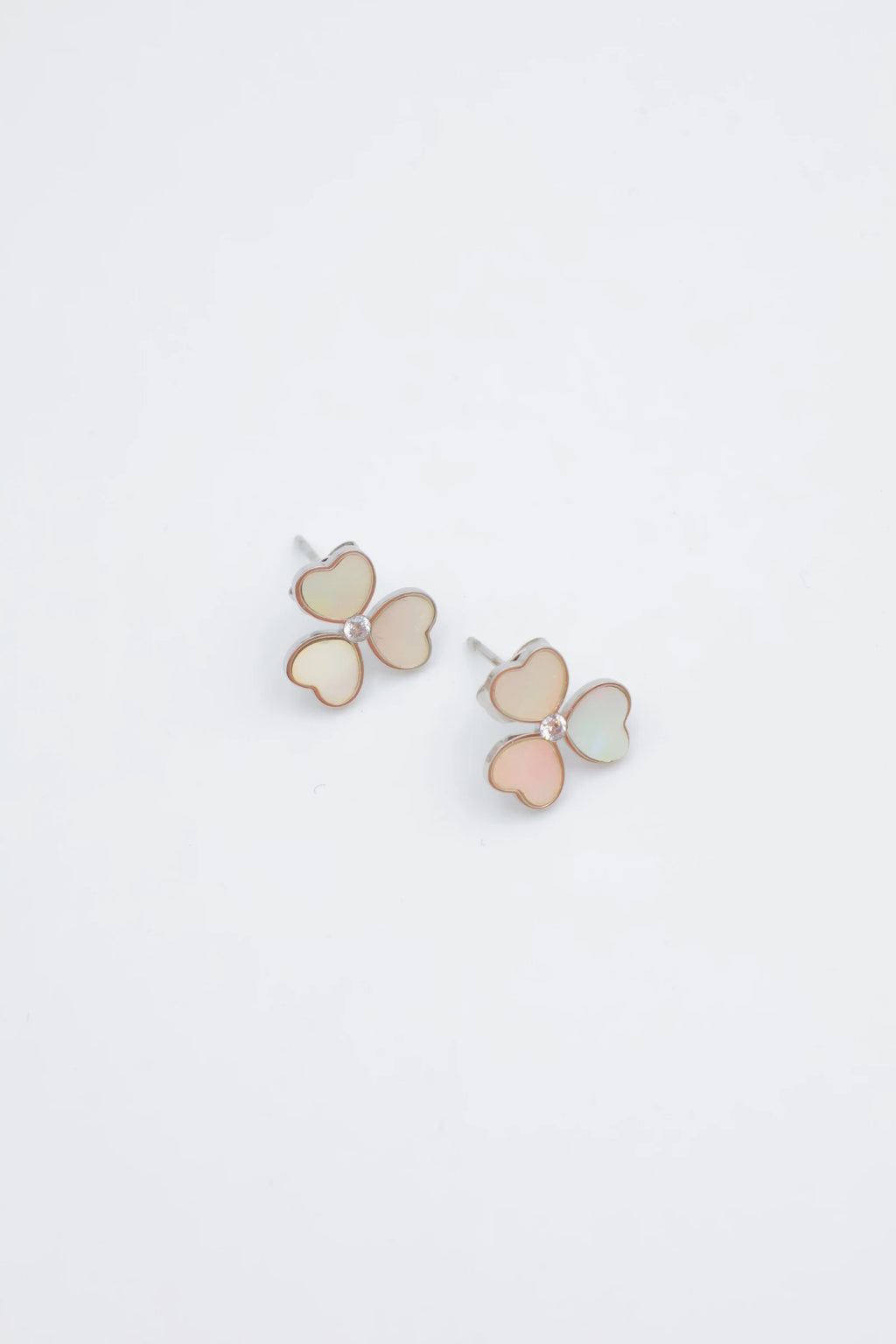 Boucles d'oreilles en acier inoxydable - ARGENT