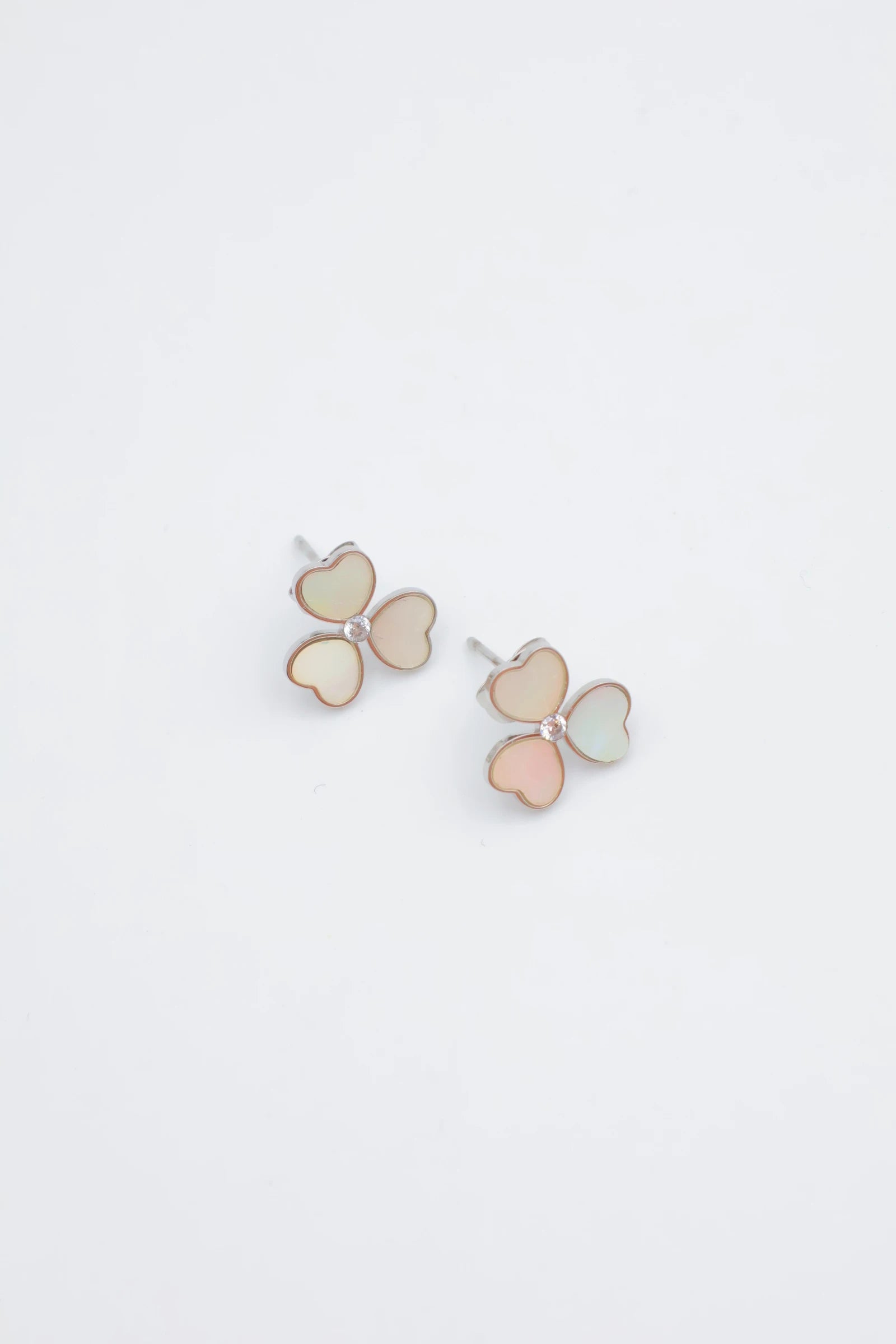 Boucles d'oreilles en acier inoxydable - ARGENT