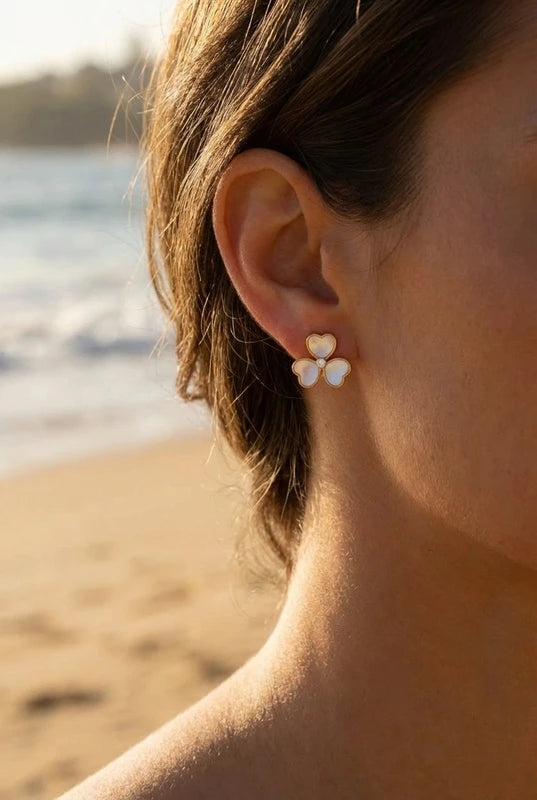Boucles d’oreilles en acier inoxydable