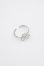 Bague en acier inoxydable ajustable - ARGENT