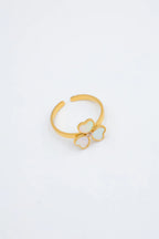 Bague en acier inoxydable ajustable - DORÉ