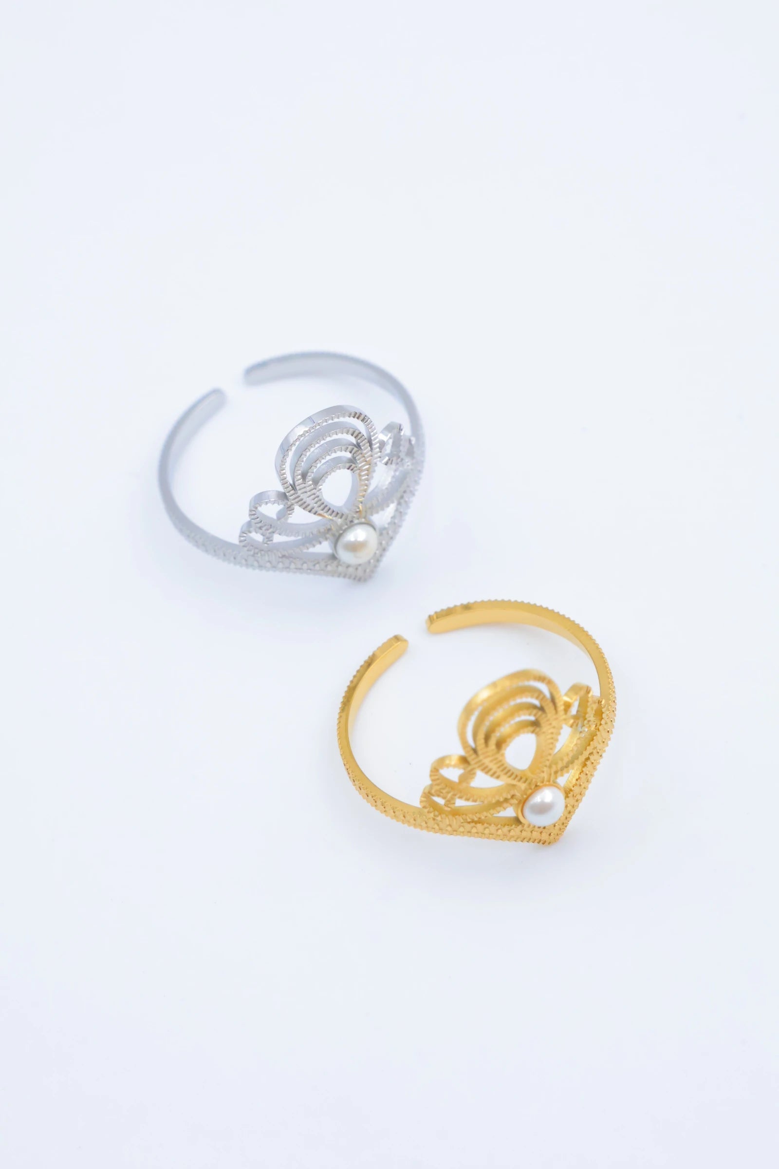 Bague en acier inoxydable ajustable - DORÉ