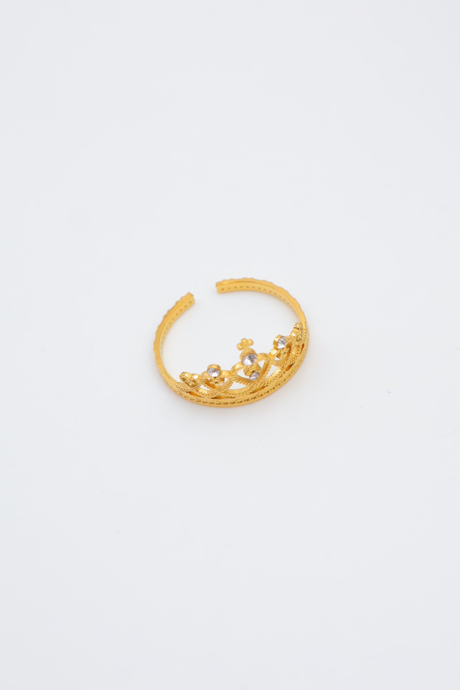 Bague en acier inoxydable ajustable - DORÉ