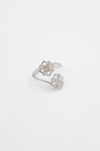 Bague en acier inoxydable ajustable - ARGENT