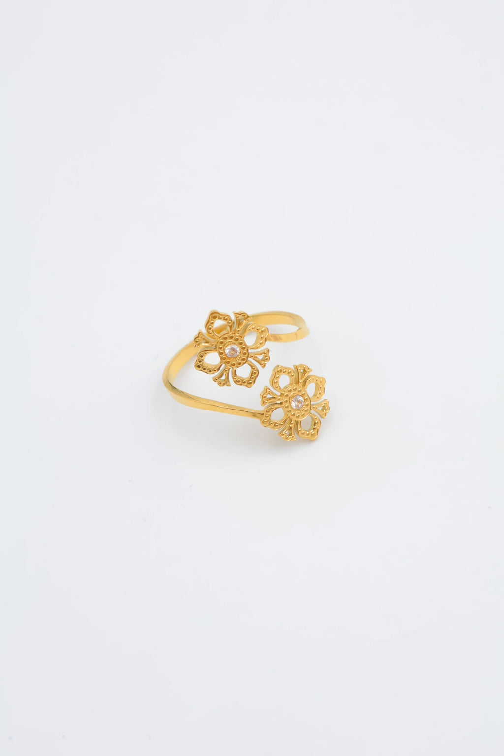 Bague en acier inoxydable ajustable - DORÉ