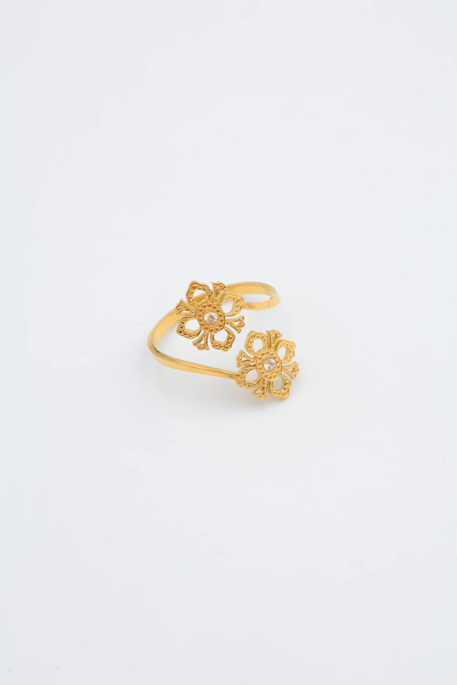 Bague en acier inoxydable ajustable - DORÉ